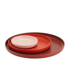 Vitra Trays Bakkesát med 3 Rød