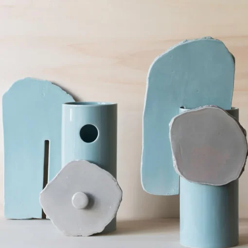 Vitra Vases Découpage Vase Feuille