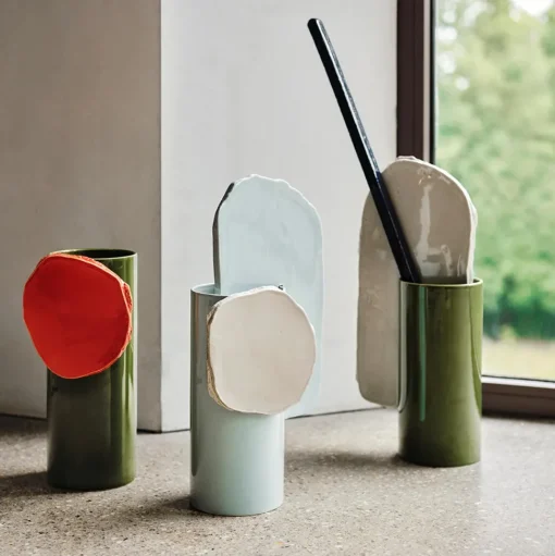 Vitra Vases Découpage Vase Feuille