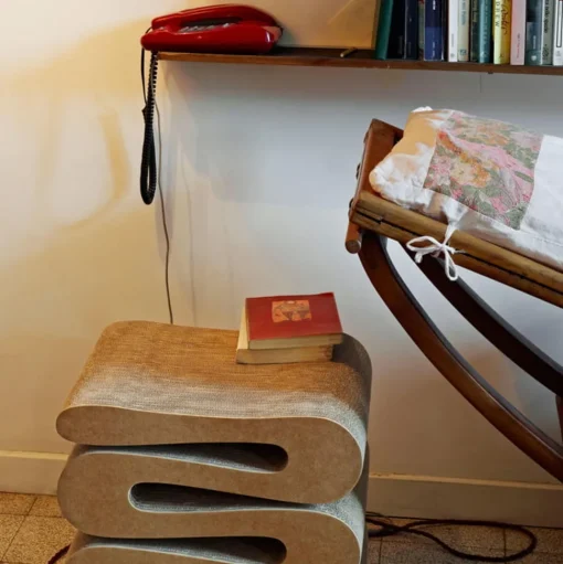 Vitra Wiggle Skammel Naturlig