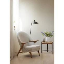 Warm Nordic Compose SofabordØ50 Egetrá/Sort