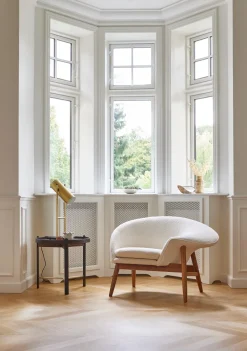Warm Nordic Compose SofabordØ50 Egetrá/Sort