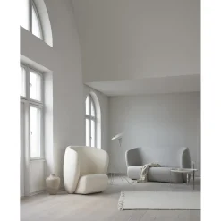Warm Nordic Compose SofabordØ50 Hvid Krom
