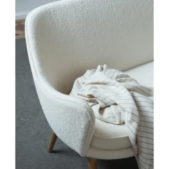 Warm Nordic Dwell 2-Seater Sofa Sheepskin Moonlight