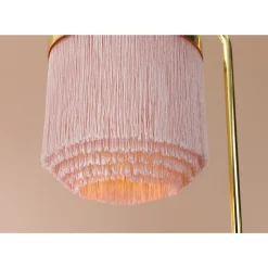 Warm Nordic Fringe Bordlampe Bleg Pink
