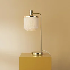 Warm Nordic Fringe Bordlampe Cream Hvid