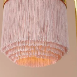 Warm Nordic Fringe Gulvlampe Bleg Pink