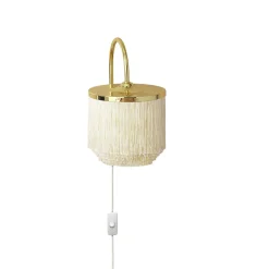 Warm Nordic Fringe Váglampe Cream Hvid