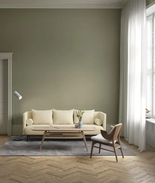 Warm Nordic Gesture Spisebordsstol med Sáde og Rygpolstring Teaktrá Egetrá/Silk 0250