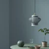 Warm Nordic Opal Lamella Pendel Sky Grå