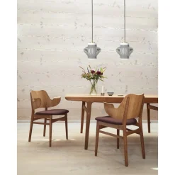 Warm Nordic Opal Lamella Pendel Sort Noir