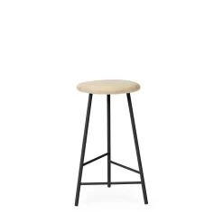 Warm Nordic Pebble Barstol H65 Asketrá/Sort