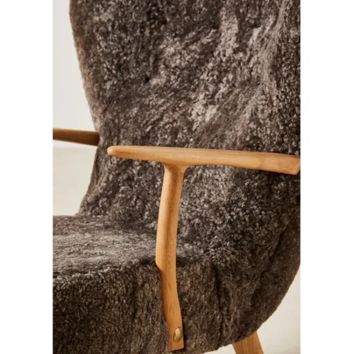 Warm Nordic Pragh Lánestol Sheepskin Drake/Røget Oileret Eg