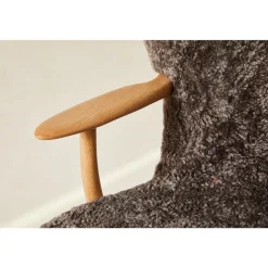 Warm Nordic Pragh Lánestol Sheepskin Drake/Røget Oileret Eg