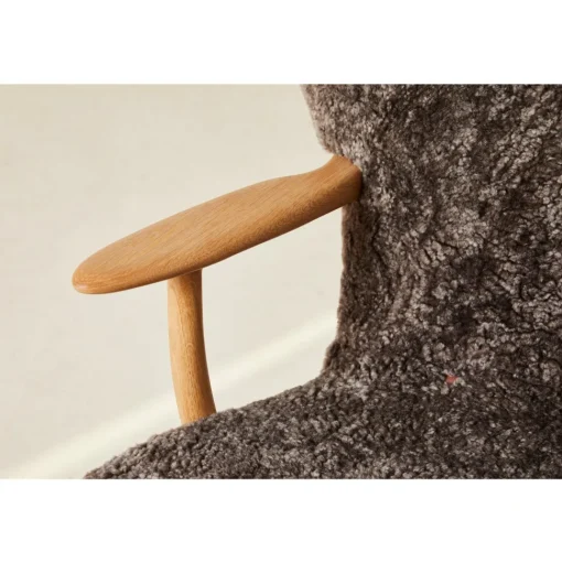 Warm Nordic Pragh Lánestol Sheepskin Drake/Røget Oileret Eg