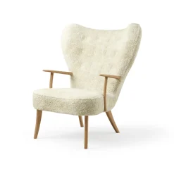 Warm Nordic Pragh Lánestol Sheepskin Off White/Natural Oileret Eg