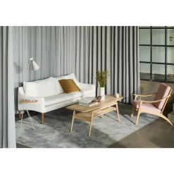 Warm Nordic Surfboard Sofabord Teaktrá
