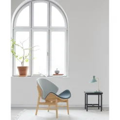 Warm Nordic The Orange Lánestol med Sádepolstring Vidar 222/Sort Egetrá