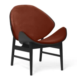 Warm Nordic The Orange Lánestol med Sáde og Rygpolstring Ritz 3701/Sort Egetrá