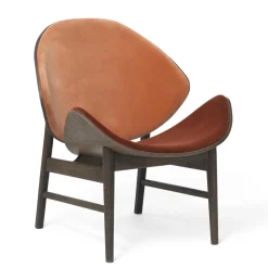 Warm Nordic The Orange Lánestol med Sáde og Rygpolstring Ritz 80083701/Røget Egetrá