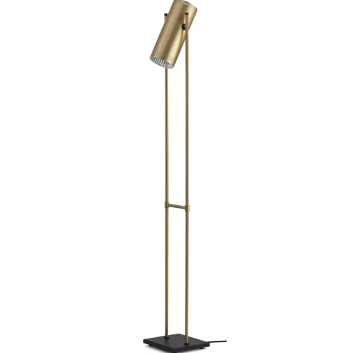 Warm Nordic Trombone Gulvlampe Messing