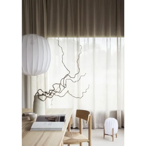 Watt & Veke Prisma 25 Bordlampe Mørk Ask/Hvid