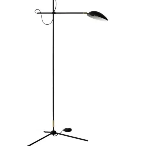 Watt & Veke Spoon Gulvlampe Sort