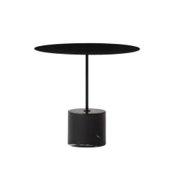 Wendelbo Calibre Sidebord Lavt Sort/Sort Marmor