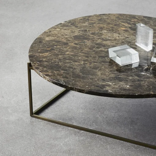 Wendelbo Circle SofabordØ100 Emperador Marmor