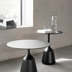 Wendelbo Coin Sidebord Høj Sort Laminat