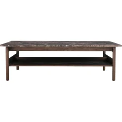 Wendelbo Collect Sofabord 120x120 Emperador Marmor /Mørkebrun Egetrá
