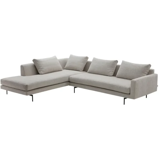 Wendelbo Edge V2 Modulsofa 12+34 Soft 2/Sort