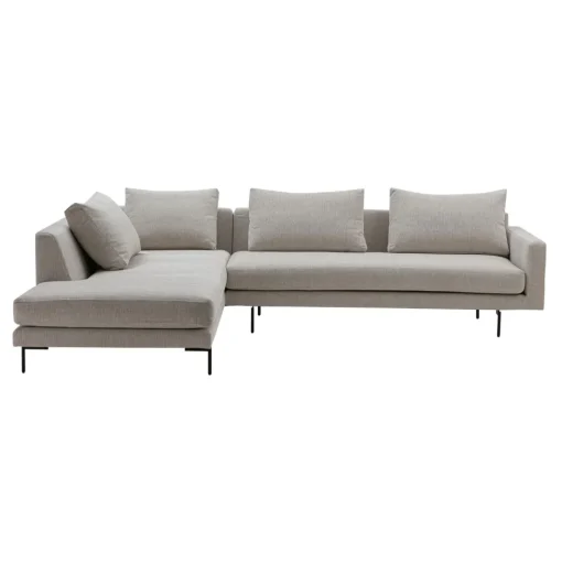 Wendelbo Edge V2 Modulsofa 12+34 Soft 2/Sort