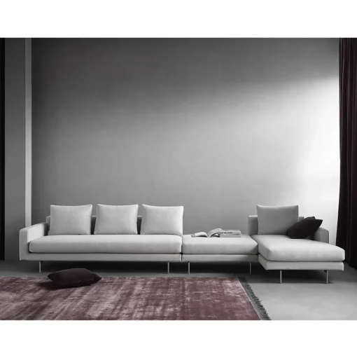 Wendelbo Edge V2 Modulsofa 12+34 Soft 2/Sort