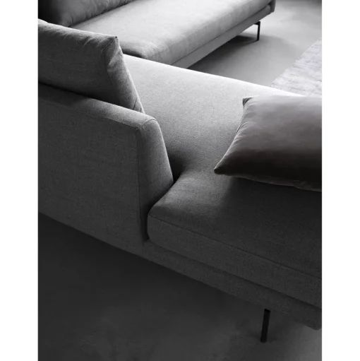 Wendelbo Edge V2 Modulsofa 12+34 Soft 3/Sort