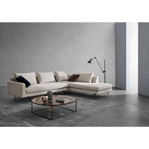 Wendelbo Edge V2 Modulsofa 12+34 Soft 3/Sort
