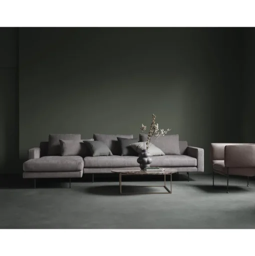 Wendelbo Edge V2 Modulsofa 12+34 Soft 3/Sort