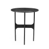 Wendelbo Floema SidebordØ40 Sort Nero Marquina Marmor