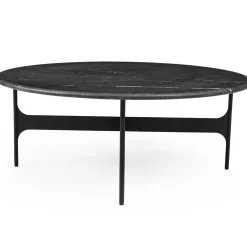 Wendelbo Floema SofabordØ85 Sort Nero Marquina Marmor