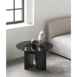 Wendelbo Glyph Occasional SofabordØ70 cm Sort