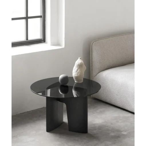Wendelbo Glyph Occasional SofabordØ70 cm Sort