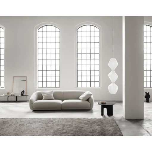 Wendelbo Montholon Sofa 3-seater Bosa 04/Sort Bejdset Egetrá