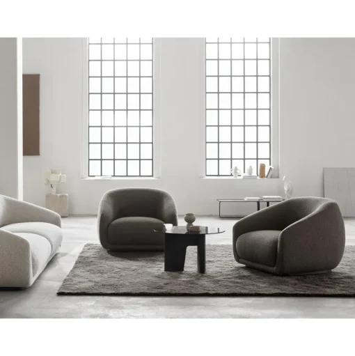 Wendelbo Montholon Sofa 3-seater Bosa 04/Sort Bejdset Egetrá