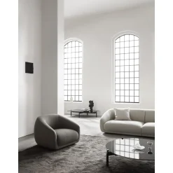 Wendelbo Montholon Sofa 3-seater Bosa 04/Sort Bejdset Egetrá