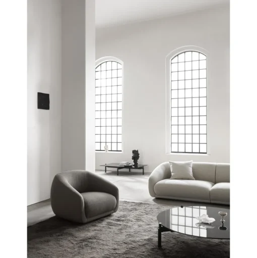 Wendelbo Montholon Sofa 3-seater Bosa 04/Sort Bejdset Egetrá