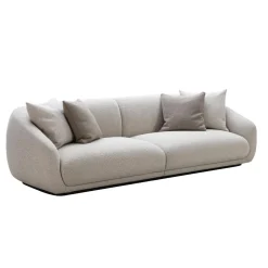 Wendelbo Montholon Sofa 3-seater Bosa 04/Sort Bejdset Egetrá