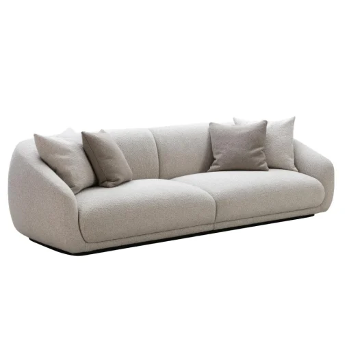 Wendelbo Montholon Sofa 3-seater Bosa 04/Sort Bejdset Egetrá