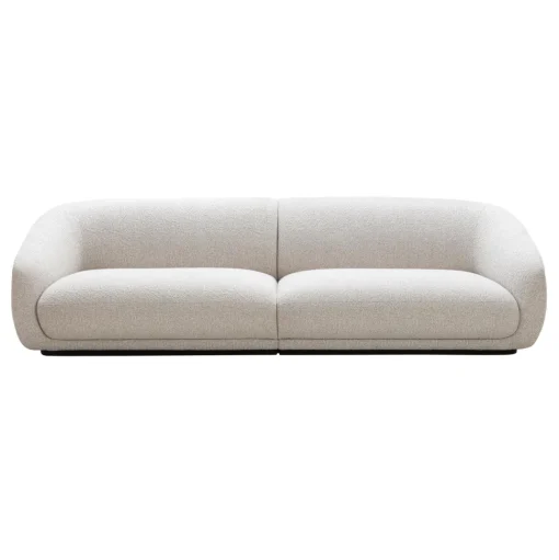Wendelbo Montholon Sofa 3-seater Bosa 04/Sort Bejdset Egetrá
