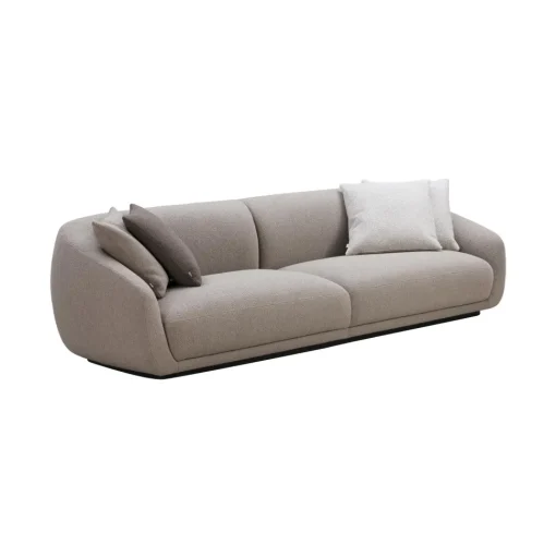 Wendelbo Montholon Sofa 3-seater Cuddle 04/Sort Bejdset Egetrá