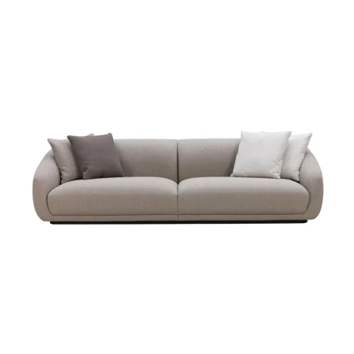 Wendelbo Montholon Sofa 3-seater Cuddle 04/Sort Bejdset Egetrá
